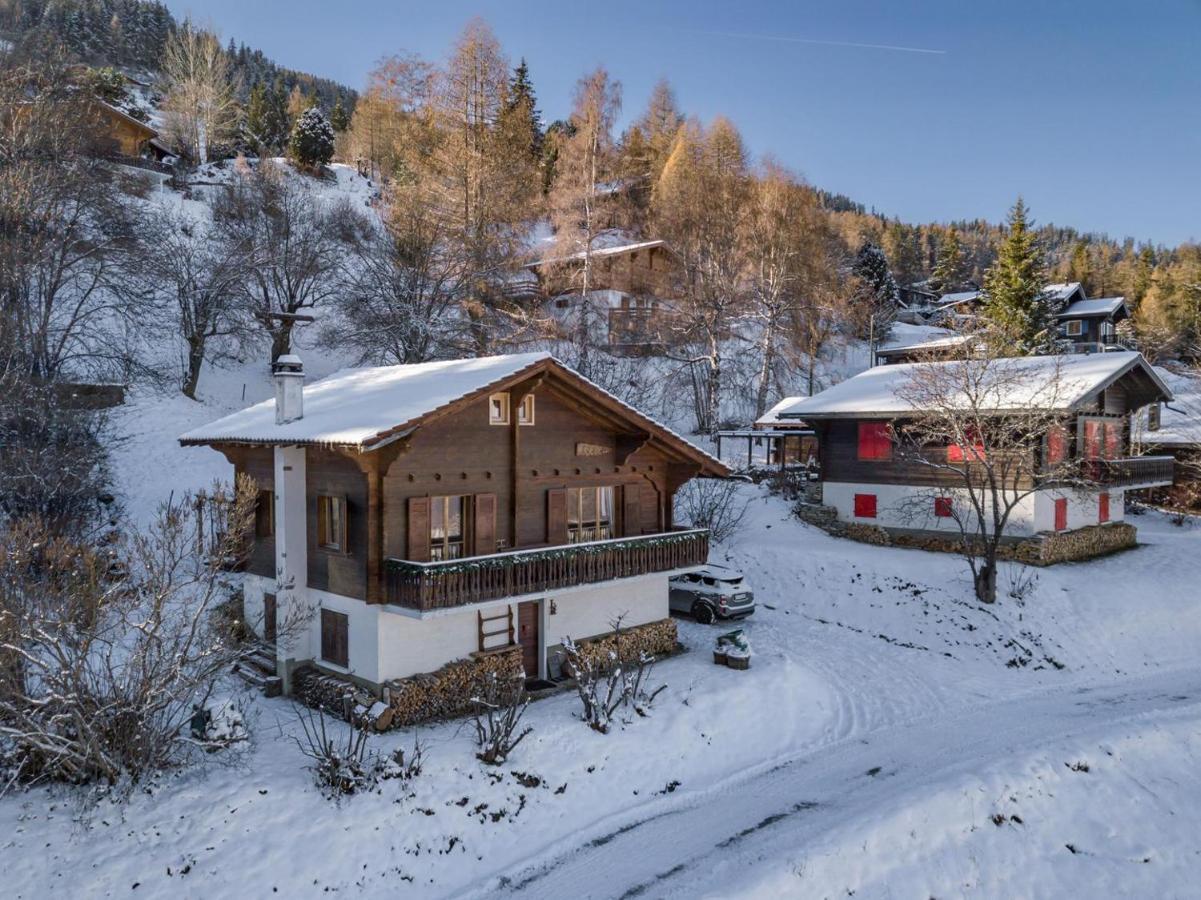 Chalet Noisette Authentic Swiss Chalet Perfect For Families La Tzoumaz Εξωτερικό φωτογραφία
